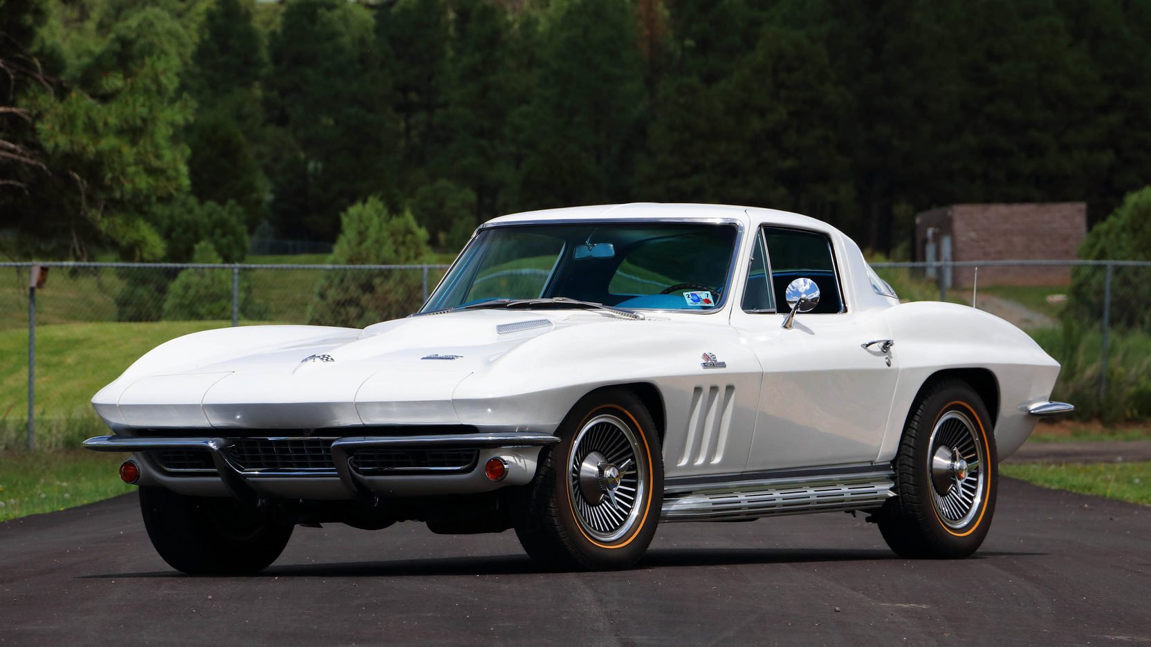 1966, Chevrolet, Corvette,  c2 , Coupe, White Wallpaper