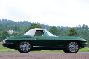 1967, Chevrolet, Corvette,  c2 , Convertible, Cars, Green