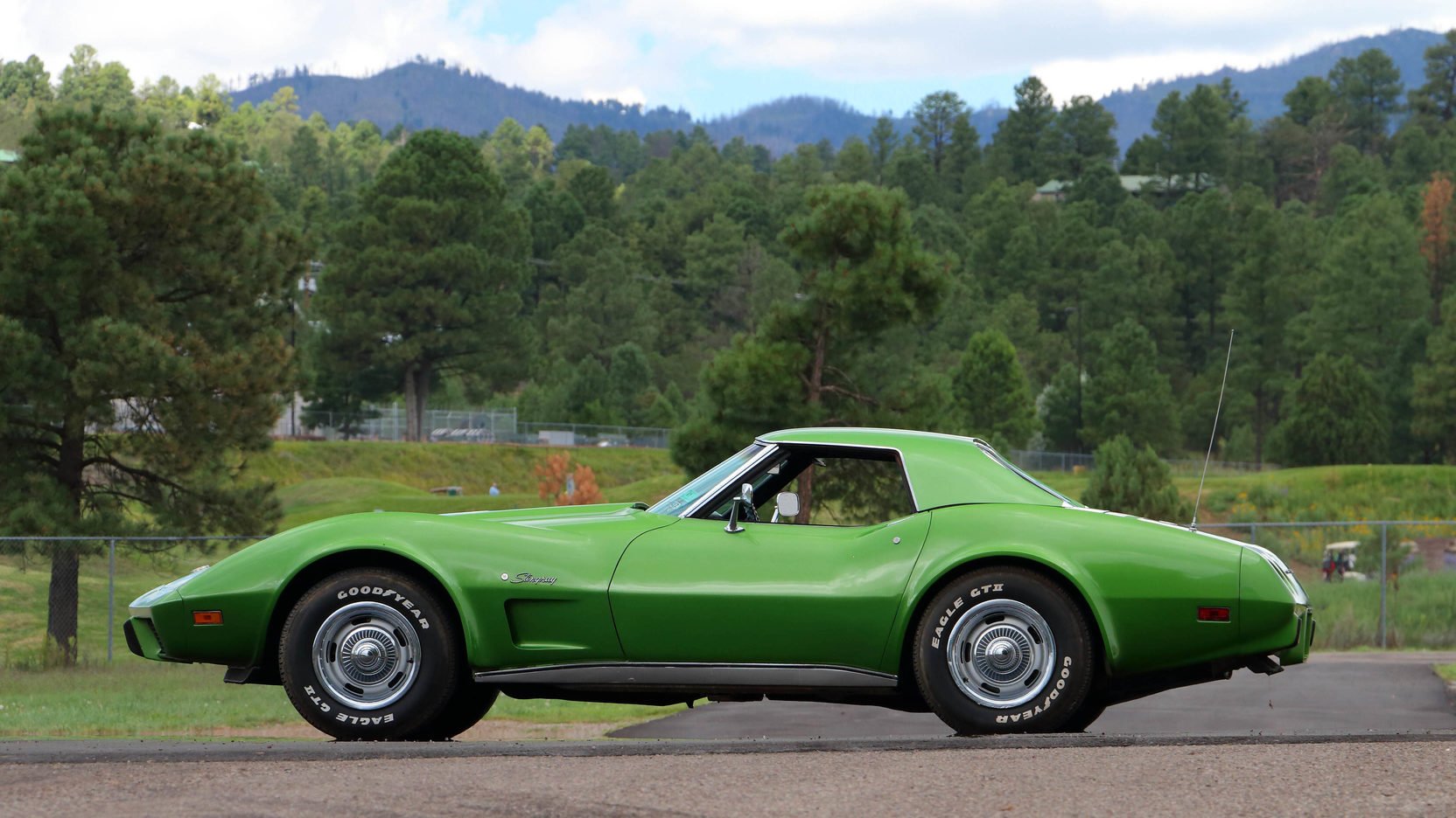 1975, Chevrolet, Corvette, c3 , Convertible, Green Wallpapers HD / Desktop ...
