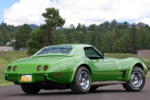 1975, Chevrolet, Corvette,  c3 , Convertible, Green