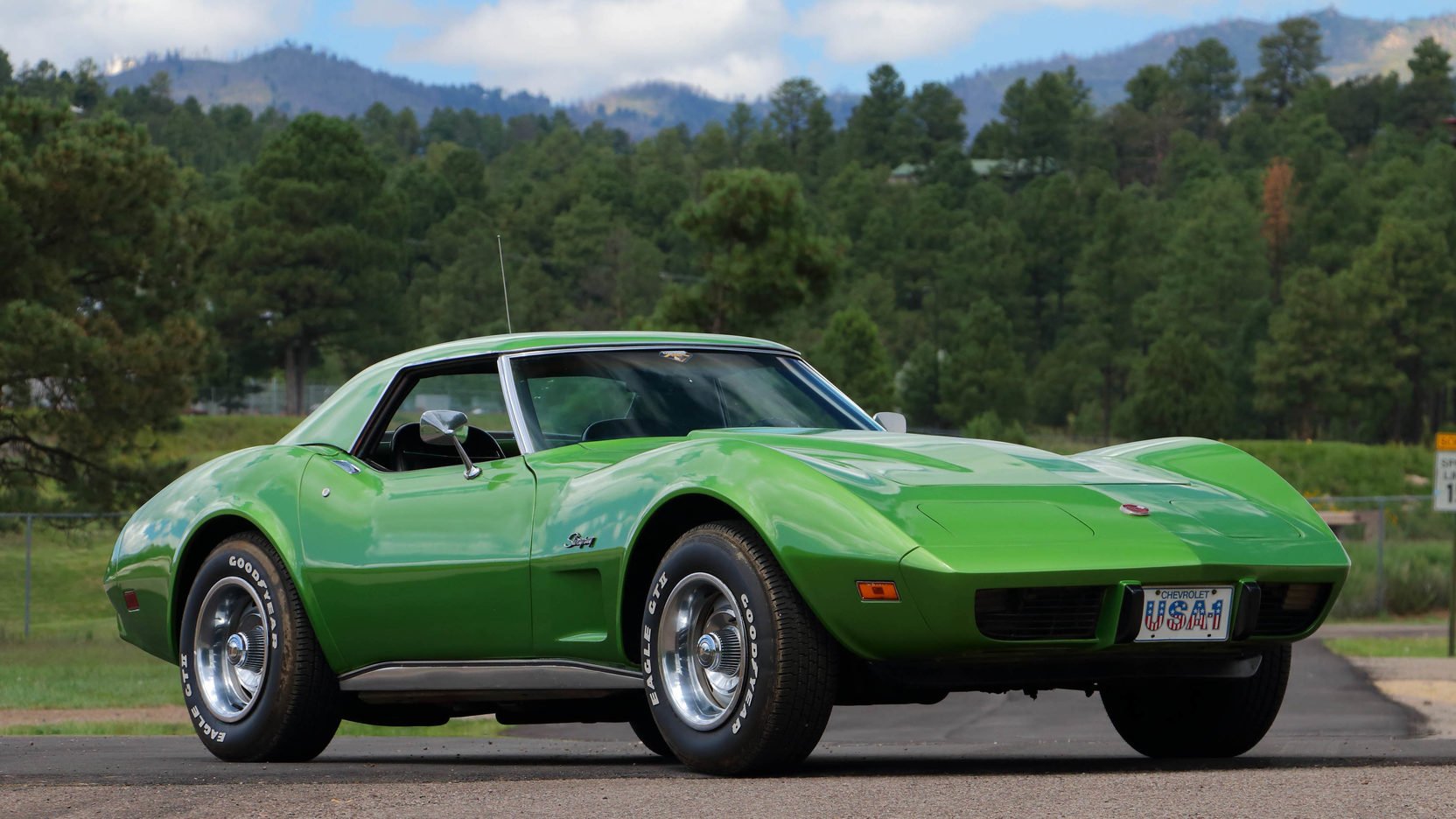 1975, Chevrolet, Corvette, c3 , Convertible, Green Wallpapers HD / Desktop ...