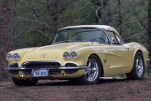 1962, Chevrolet, Corvette,  c1 , Convertible, Cars, Yellow