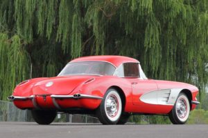 1960, Chevrolet, Corvette,  c1 , Convertible, Cars, Red