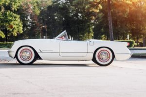 1953, Chevrolet, Corvette,  c1 , Roadster, Cars, White