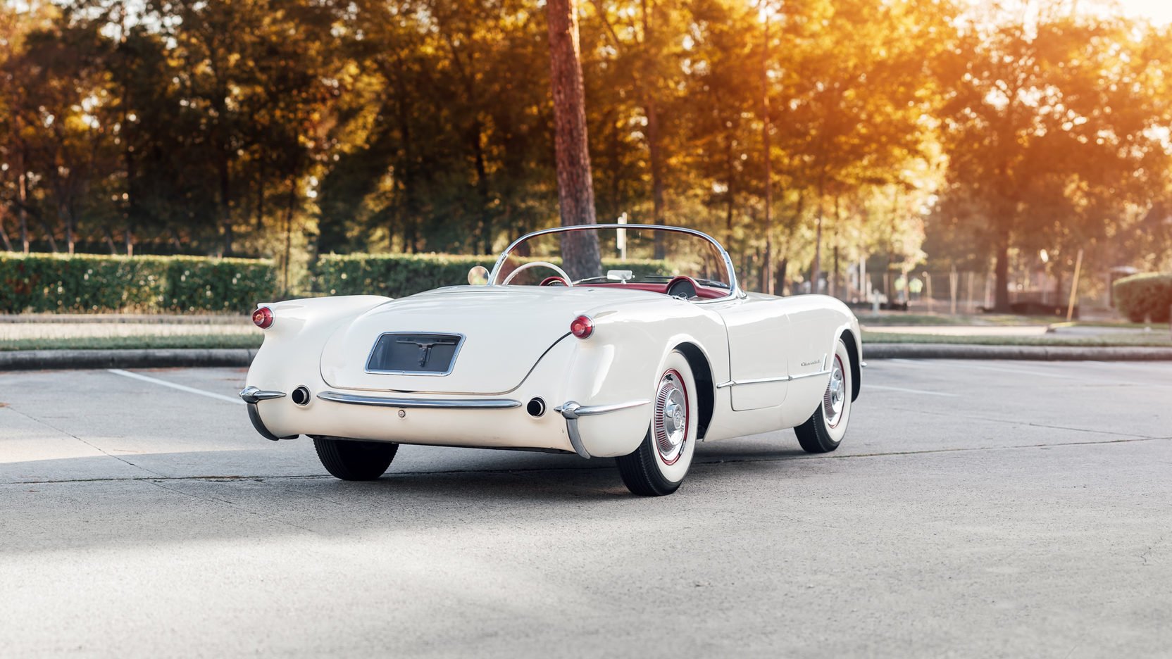 1953, Chevrolet, Corvette,  c1 , Roadster, Cars, White Wallpaper