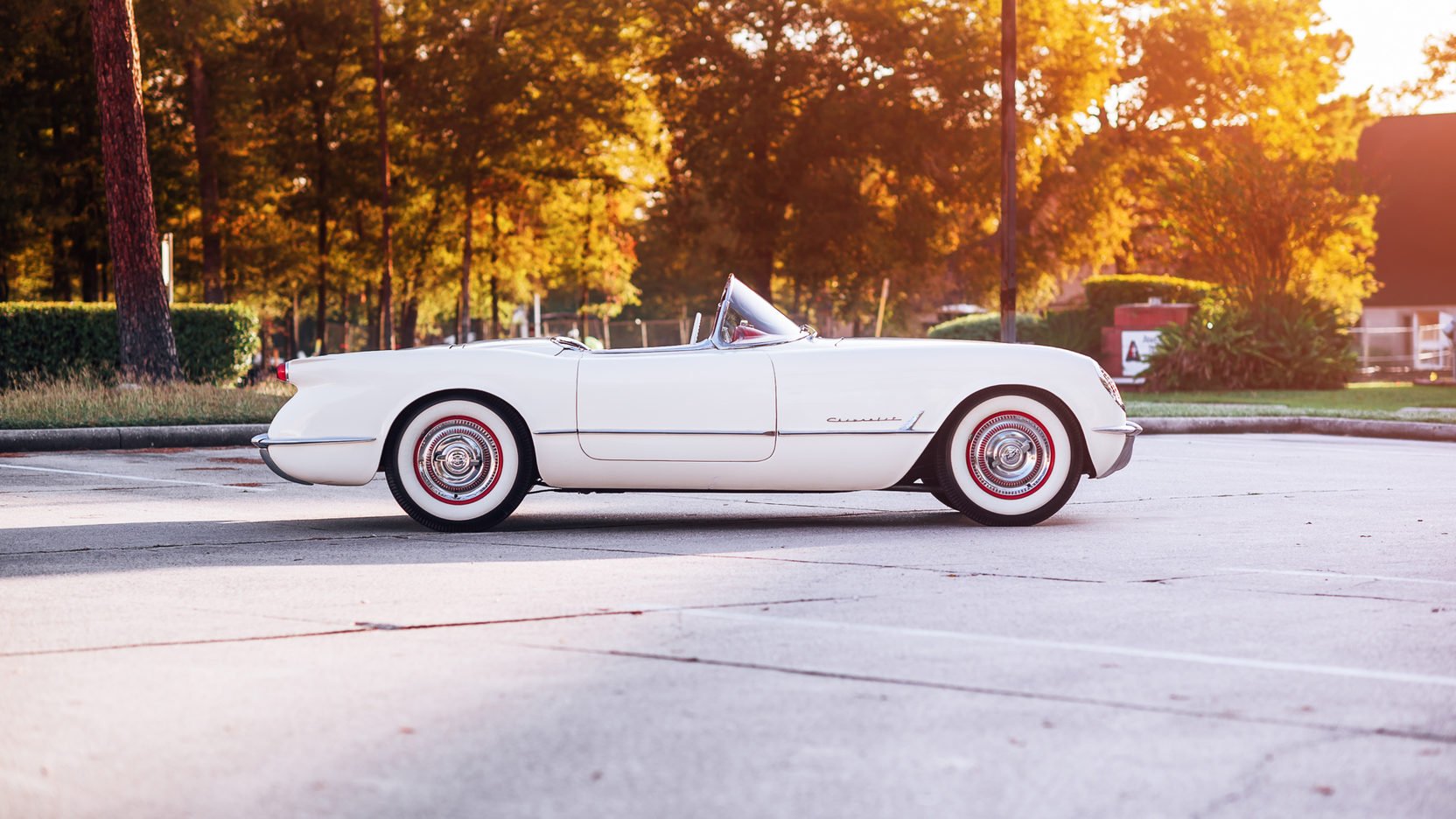 1953, Chevrolet, Corvette,  c1 , Roadster, Cars, White Wallpaper