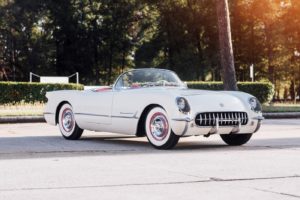 1953, Chevrolet, Corvette,  c1 , Roadster, Cars, White