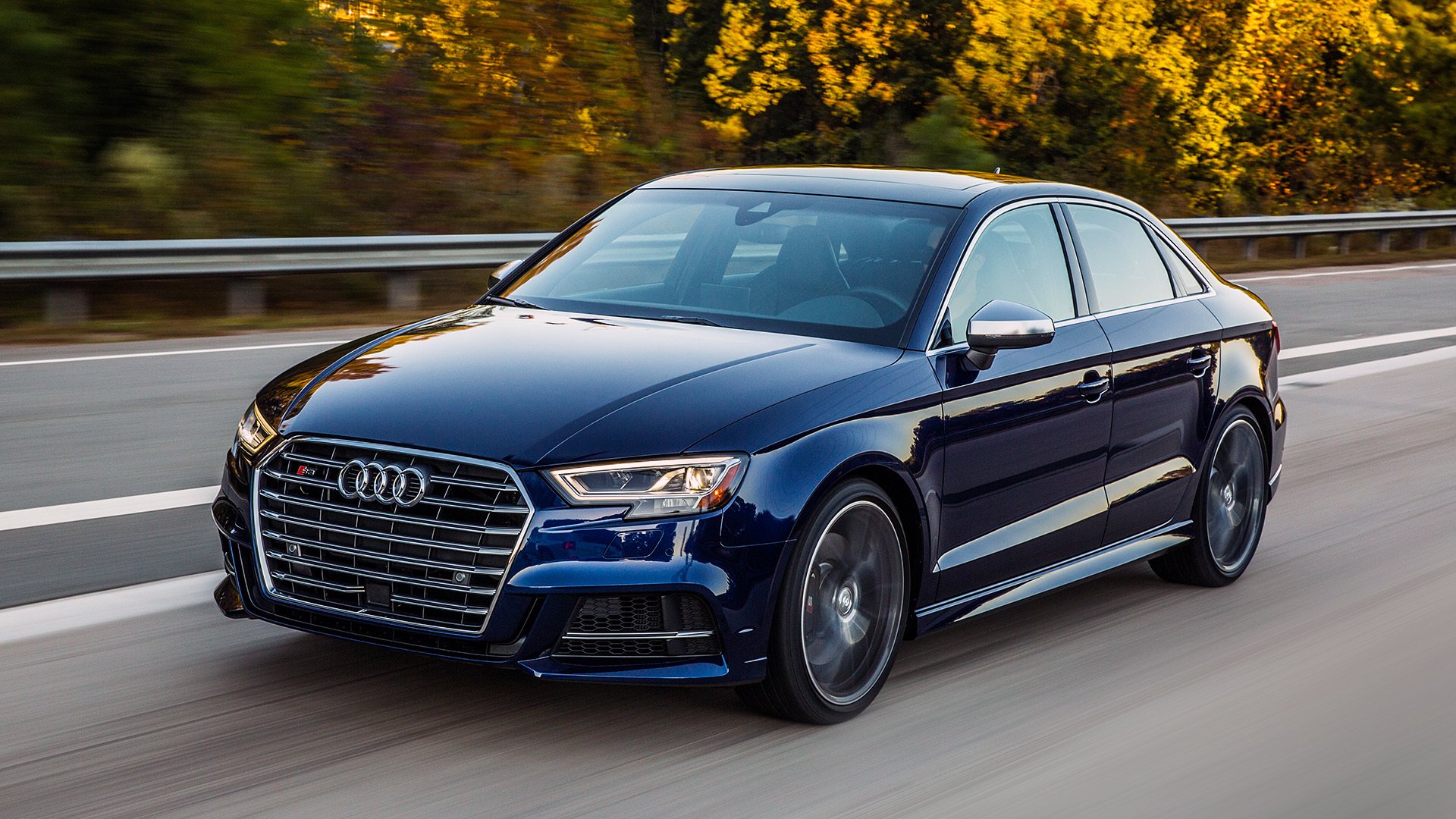 2016, Audi,  s3 , Cars, Sedan, Blue Wallpaper