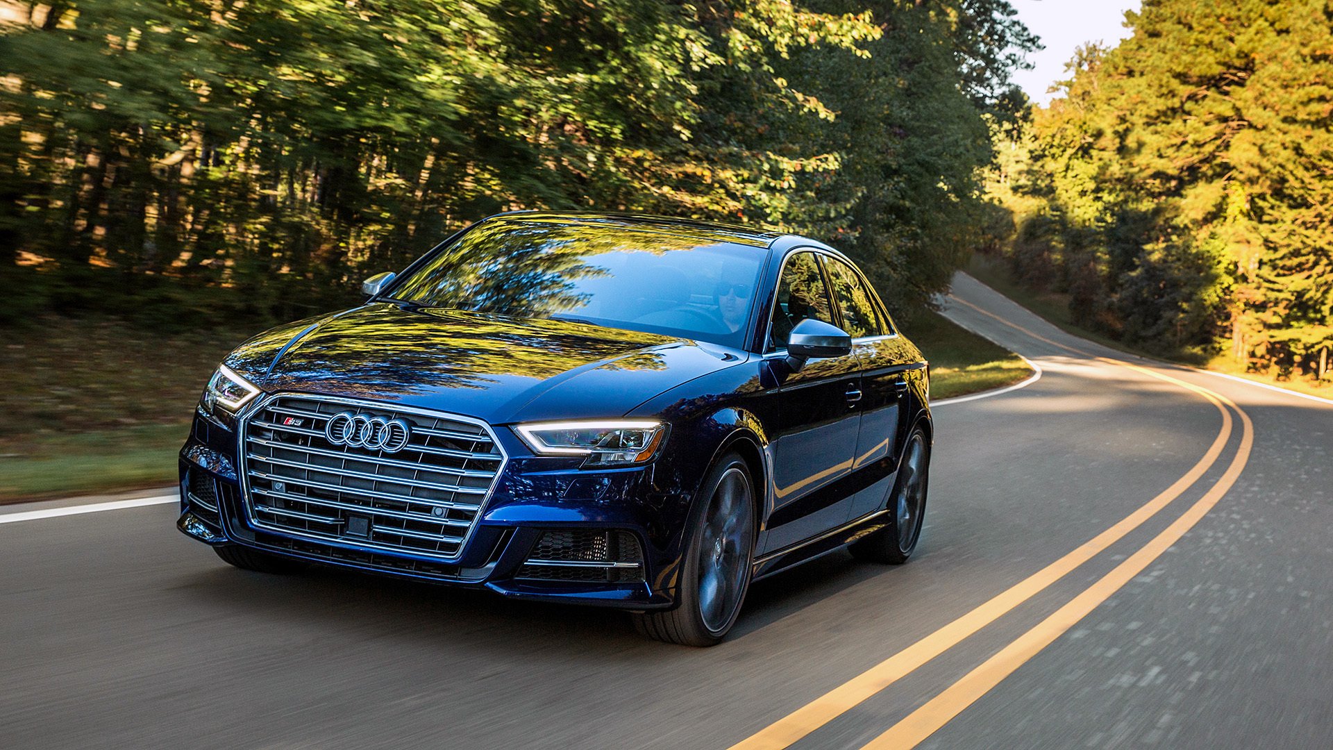 2016, Audi,  s3 , Cars, Sedan, Blue Wallpaper