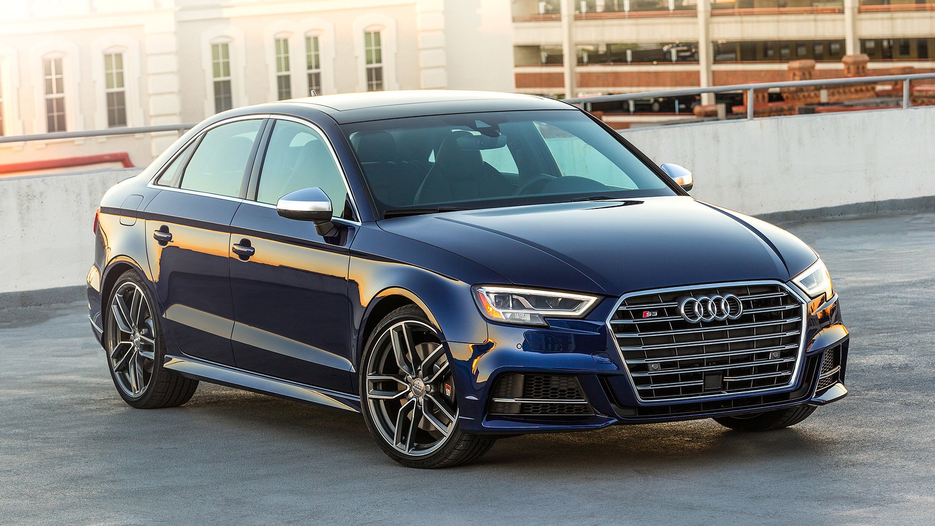 2016, Audi,  s3 , Cars, Sedan, Blue Wallpaper