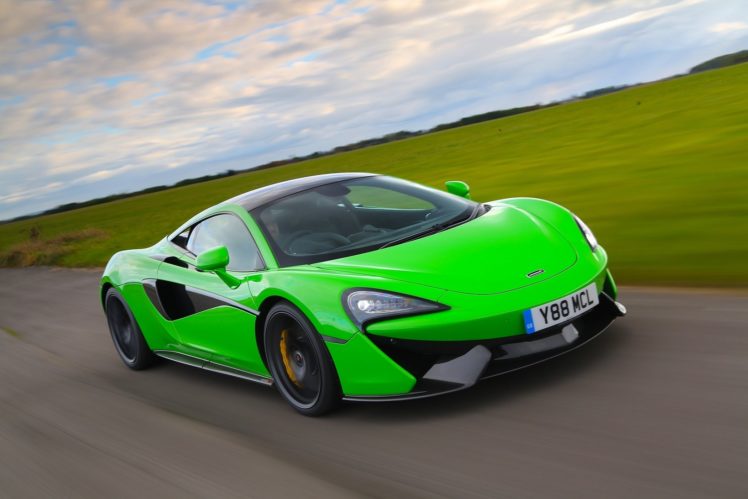 mclaren, 570s, Coupe, Uk spec, Cars, Green, 2015 HD Wallpaper Desktop Background