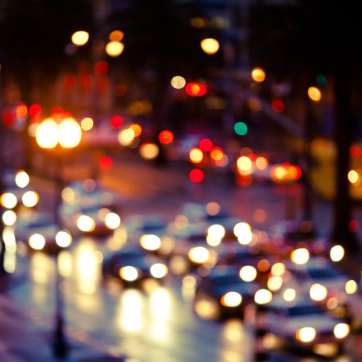 blurry, Rainy, Street HD Wallpaper Desktop Background