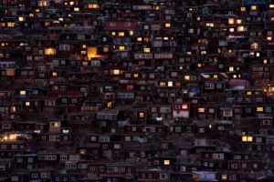 photography, House, Lights, Window, Favelas