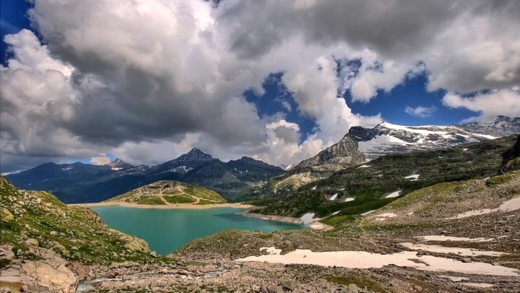 alpine, Landscape, 1920×1080, Hdtv, 1080p HD Wallpaper Desktop Background