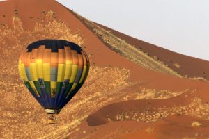 ballooning, Over, The, Namib, Desert, Namibia, Africa