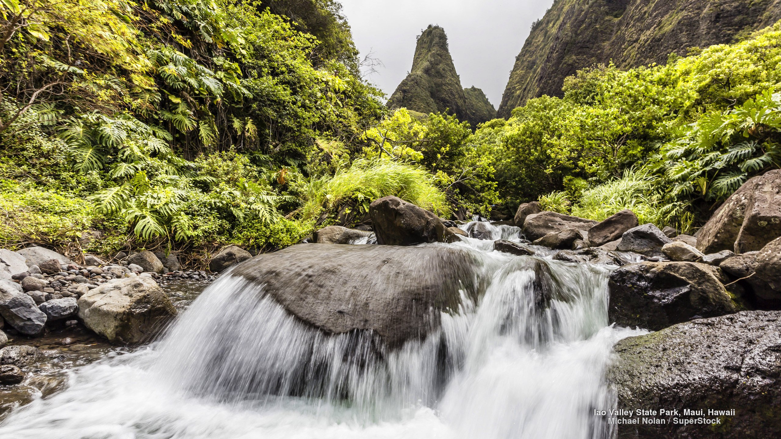 iao, Valley, State, Park, Maui, Hawaii Wallpaper