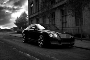 cars, Grayscale, Bentley, Monochrome