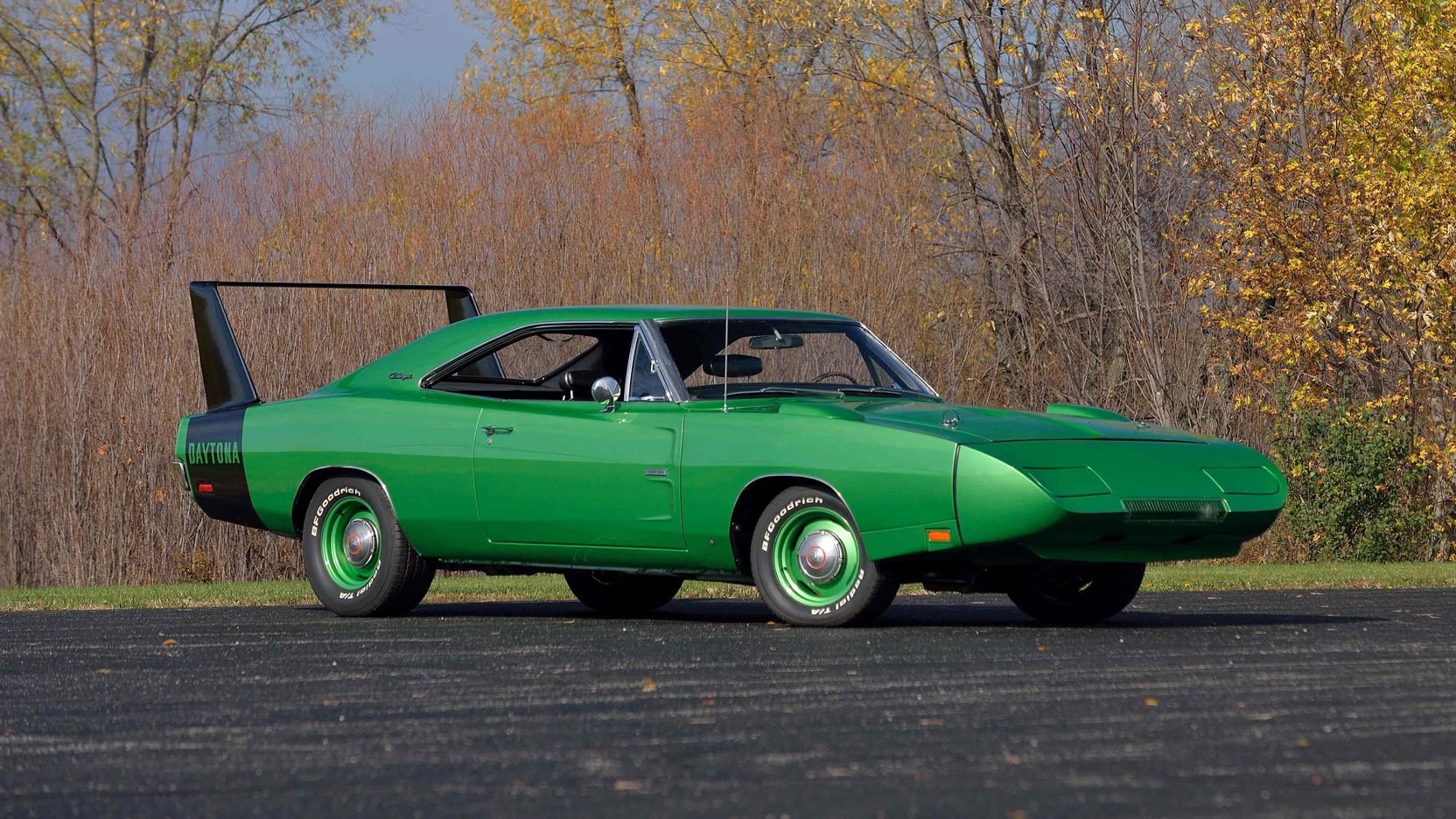 1969, Dodge, Hemi, Daytona, Cars, Green Wallpaper