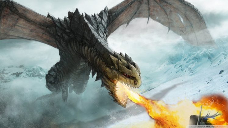dragon, Dragons, Fantasy, Fire HD Wallpaper Desktop Background