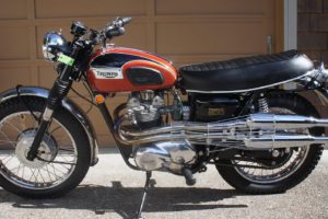 1971, Triumph, T100c, Motorcycles