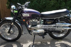 1970, Triumph, T100c, Motorcycles