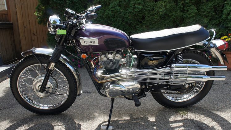 1970, Triumph, T100c, Motorcycles HD Wallpaper Desktop Background