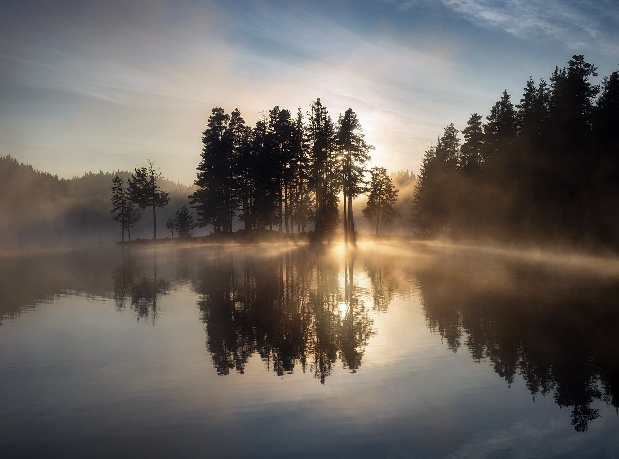 landscape, Nature, Reflection, Trees, Water Wallpaper