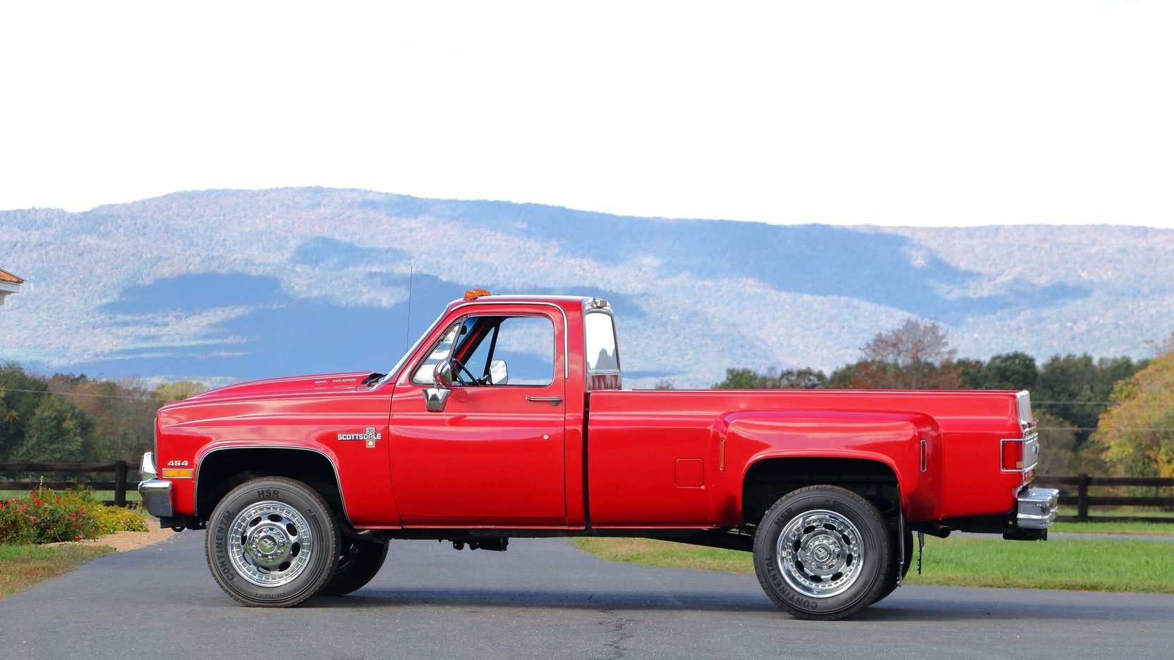 1988, Chevrolet, K30, Dually, Pickup, Truck, Red Wallpaper
