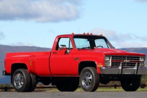 1988, Chevrolet, K30, Dually, Pickup, Truck, Red