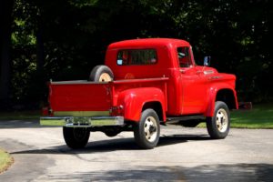 1958, Dodge, Power, Wagon, W100, Pickup, Truck, Red