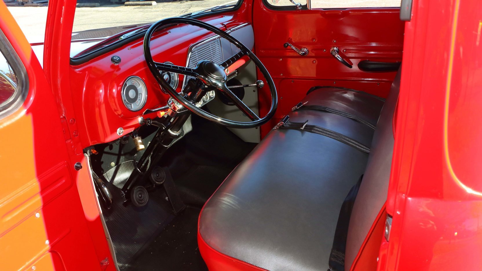1951, Ford f1, Pickup, Truck, Red Wallpaper