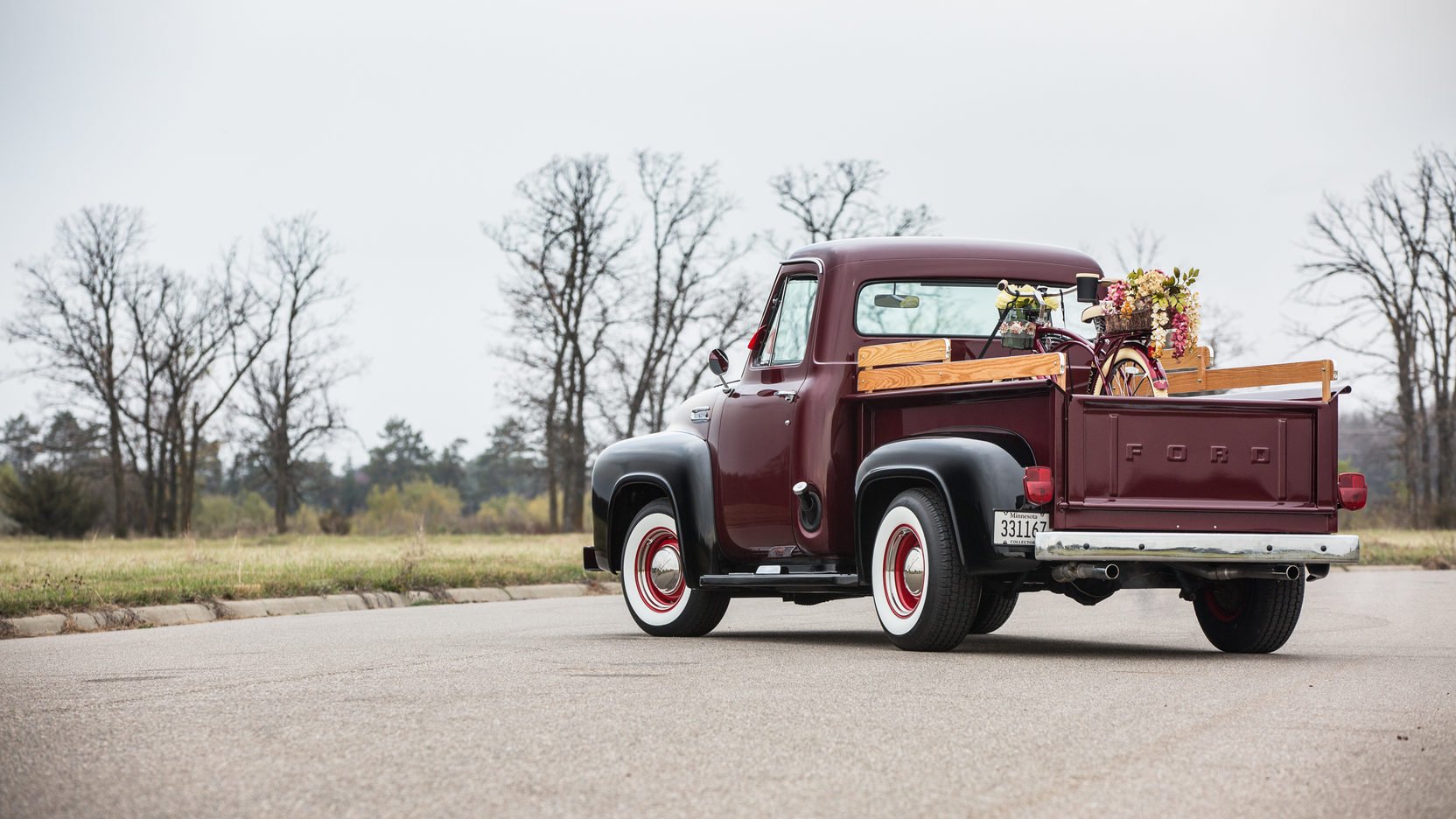 1954, Ford, F100, Pickup, Truck Wallpaper