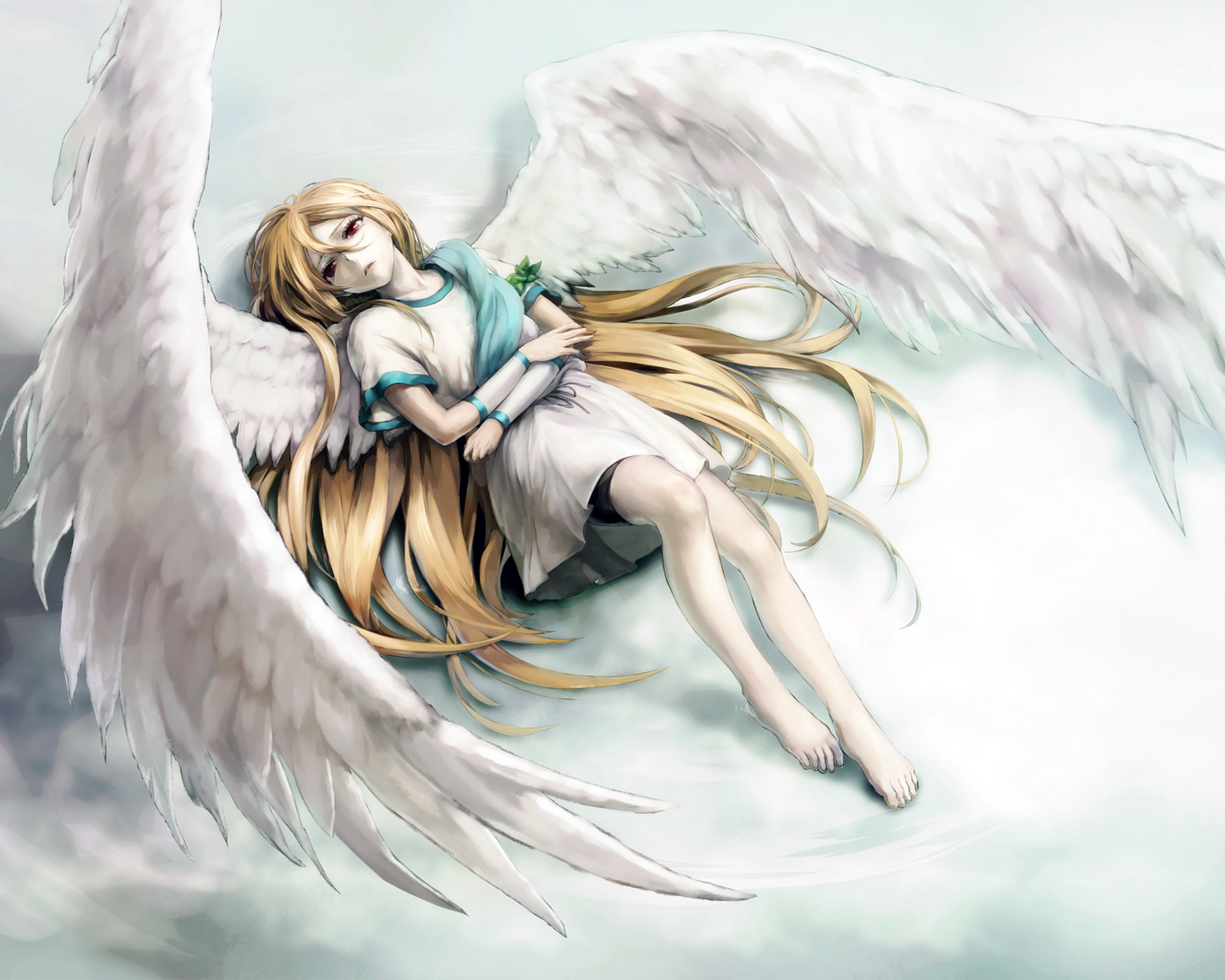 original, Angels, Fantasy, Girls, Anime, Angel Wallpaper