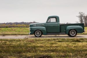 1952, Ford f1, Pickup, Truck, Green