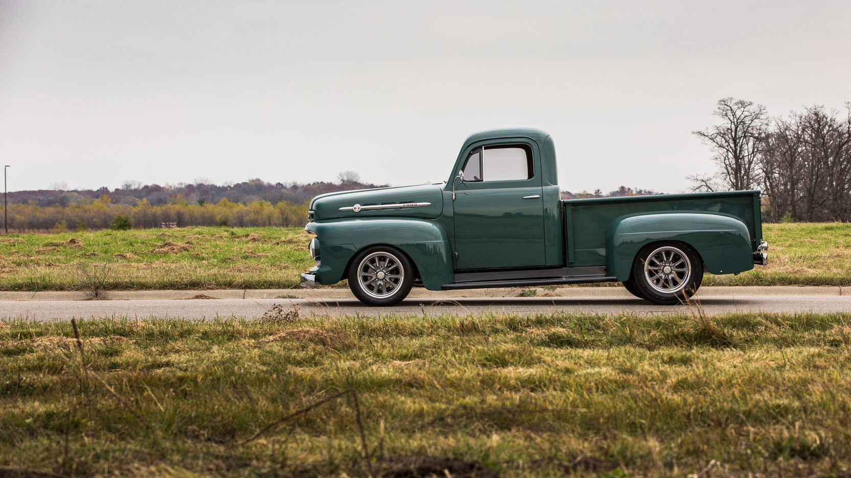1952, Ford f1, Pickup, Truck, Green Wallpaper