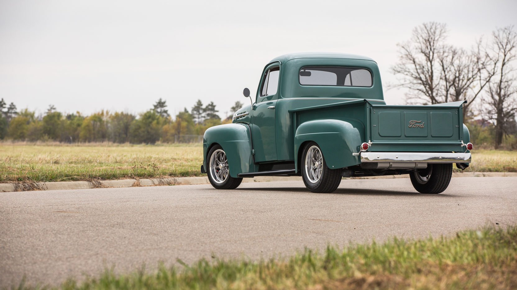 1952, Ford f1, Pickup, Truck, Green Wallpaper