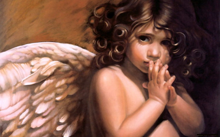 angels, Fantasy, Angel, Cute, Baby, Child, Children, Girl, Girls HD Wallpaper Desktop Background
