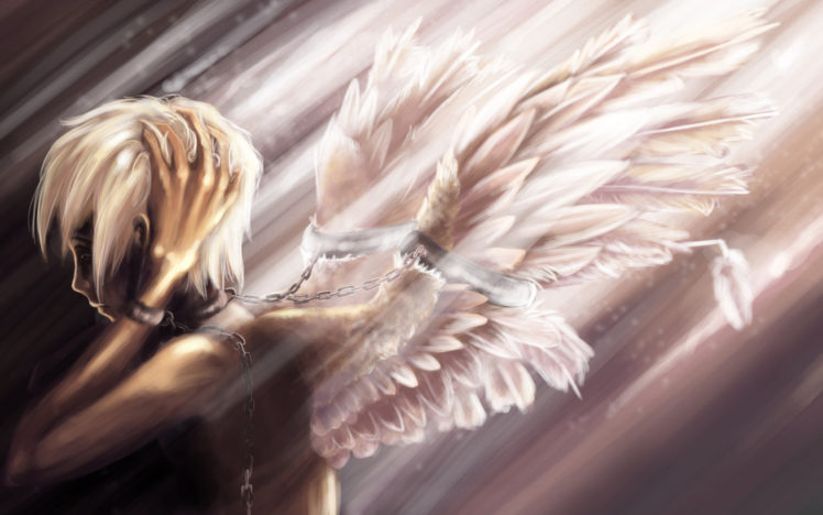 angels, Fantasy, Girls, Mood, Sad, Sorrow, Angel, Girl HD Wallpaper Desktop Background