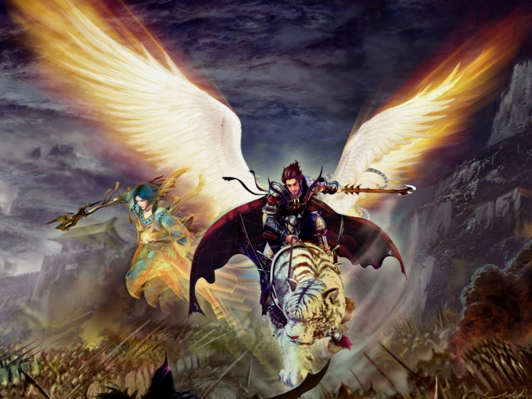 angels, Wings, Fantasy, Angel, Tiger, Tigers, Armor, Magic HD Wallpaper Desktop Background