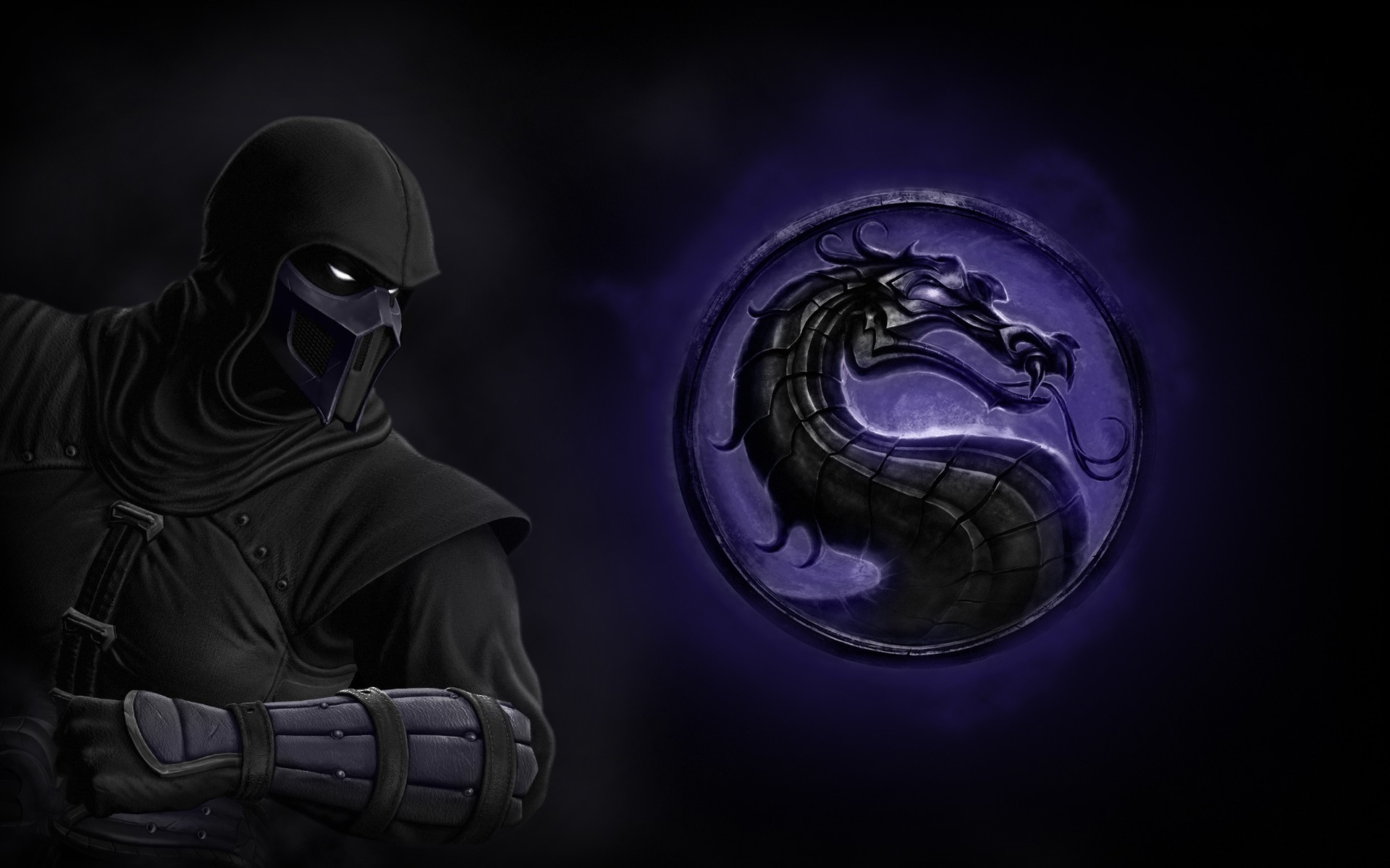video, Games, Mortal, Kombat, Noob, Saibot, Mortal, Kombat, Logo Wallpaper