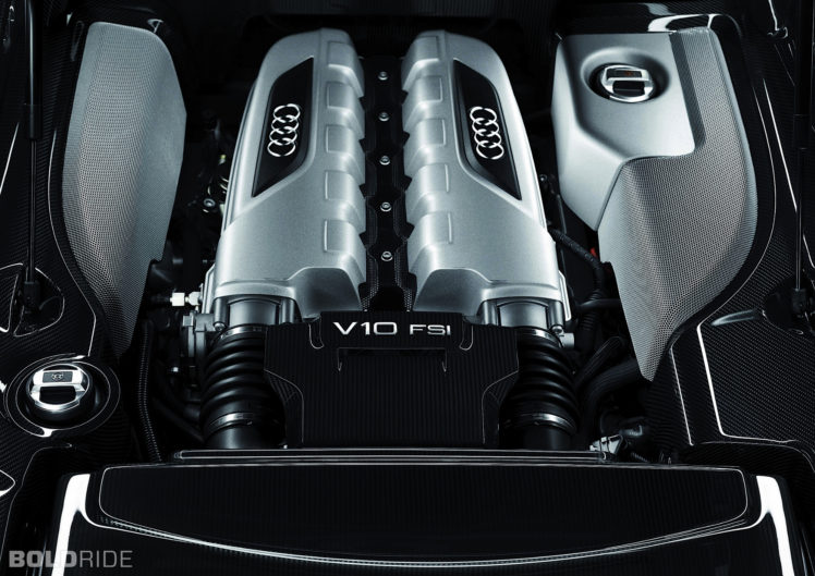 2009, Audi, R8, R 8, Sportcar, Engine, Engines HD Wallpaper Desktop Background