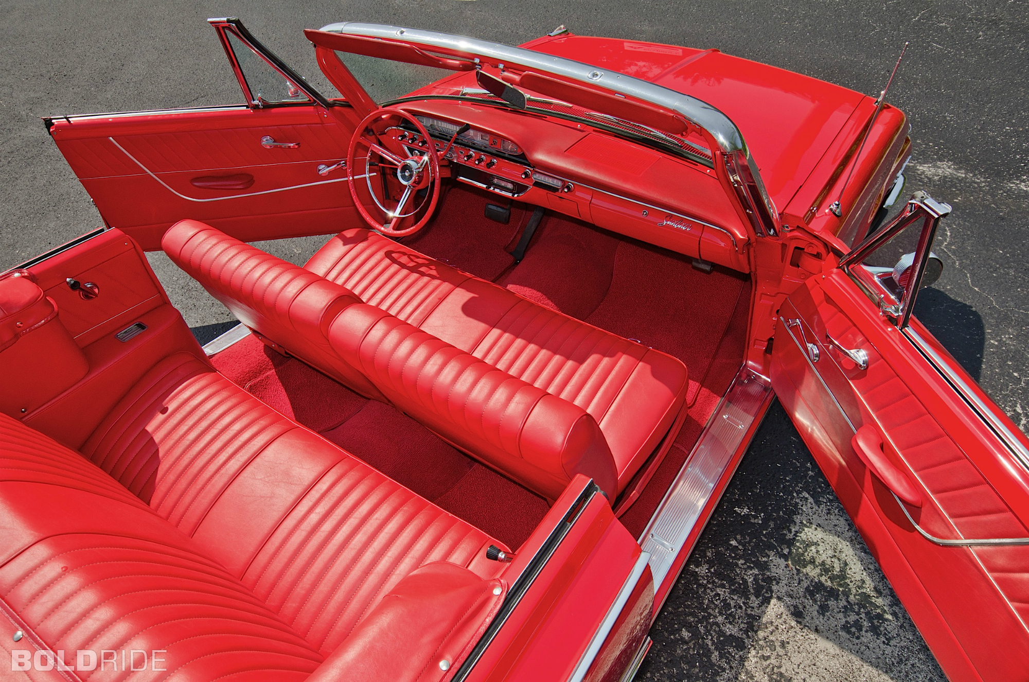 1961, Ford, Galaxie, Sunliner, Convertible, Classic, Luxury, Interior Wallpaper