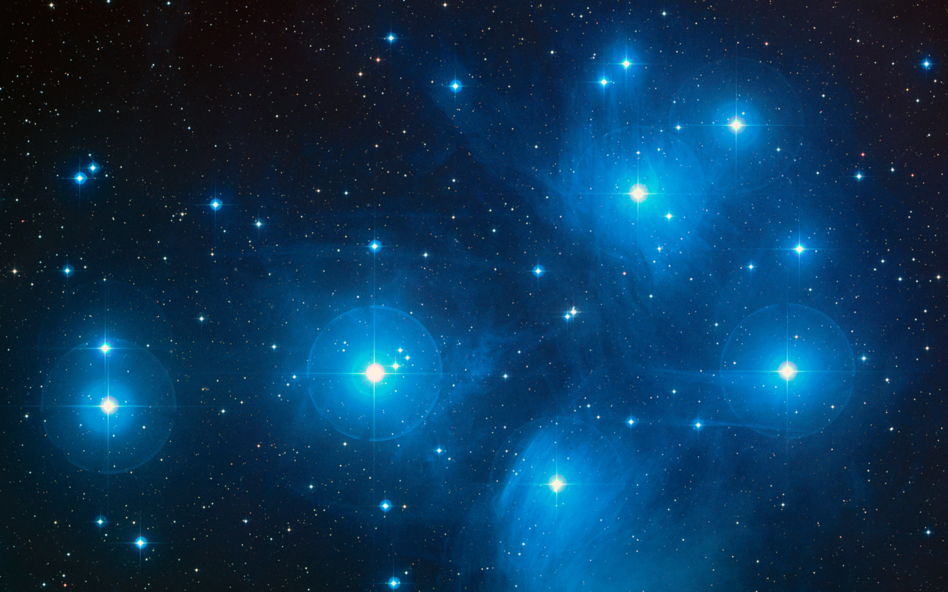 outer, Space, Stars, Pleiades Wallpaper