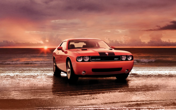 2008, Dodge, Challenger, Srt8, Muscle HD Wallpaper Desktop Background