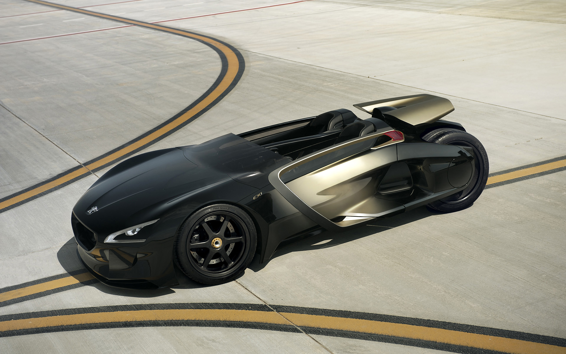 2010, Peugeot, Ex1, Concept Wallpaper