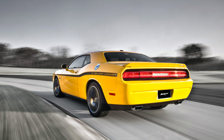 2012, Dodge, Challenger, Srt8, Yellow, Jacket, Muscle HD Wallpaper Desktop Background