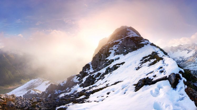 landscape, Mountain, Nature, Winter HD Wallpaper Desktop Background