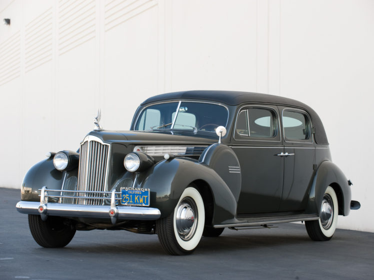1940, Packard, 180, Super, Eight, Custom, Formal, Sedan, Retro HD Wallpaper Desktop Background
