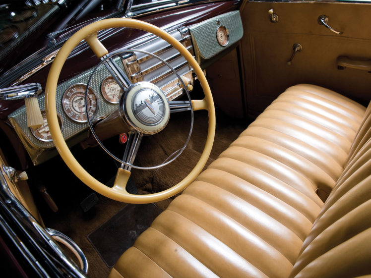 1941, Buick, Super, Convertible, 56c, Retro, Interior HD Wallpaper Desktop Background