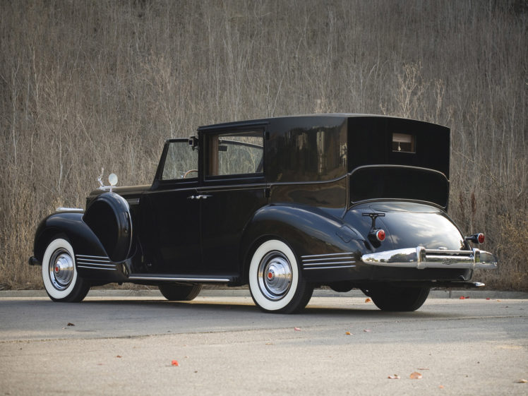 1941, Packard, 160, Super, Eight, Town, Car, Luxury, Retro HD Wallpaper Desktop Background